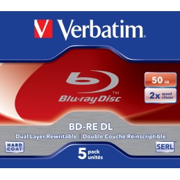 5 x BD-RE DL - 50 GB 2x -...